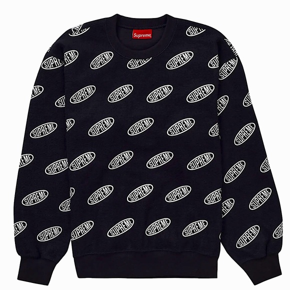 Supreme Reversible Liner Crewneck Sweater - Picture 1 of 5